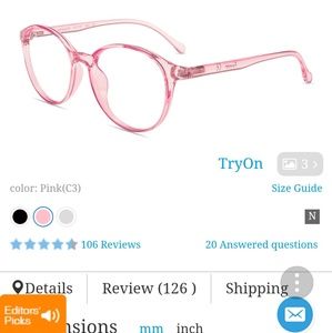 Pink Crystal Glasses